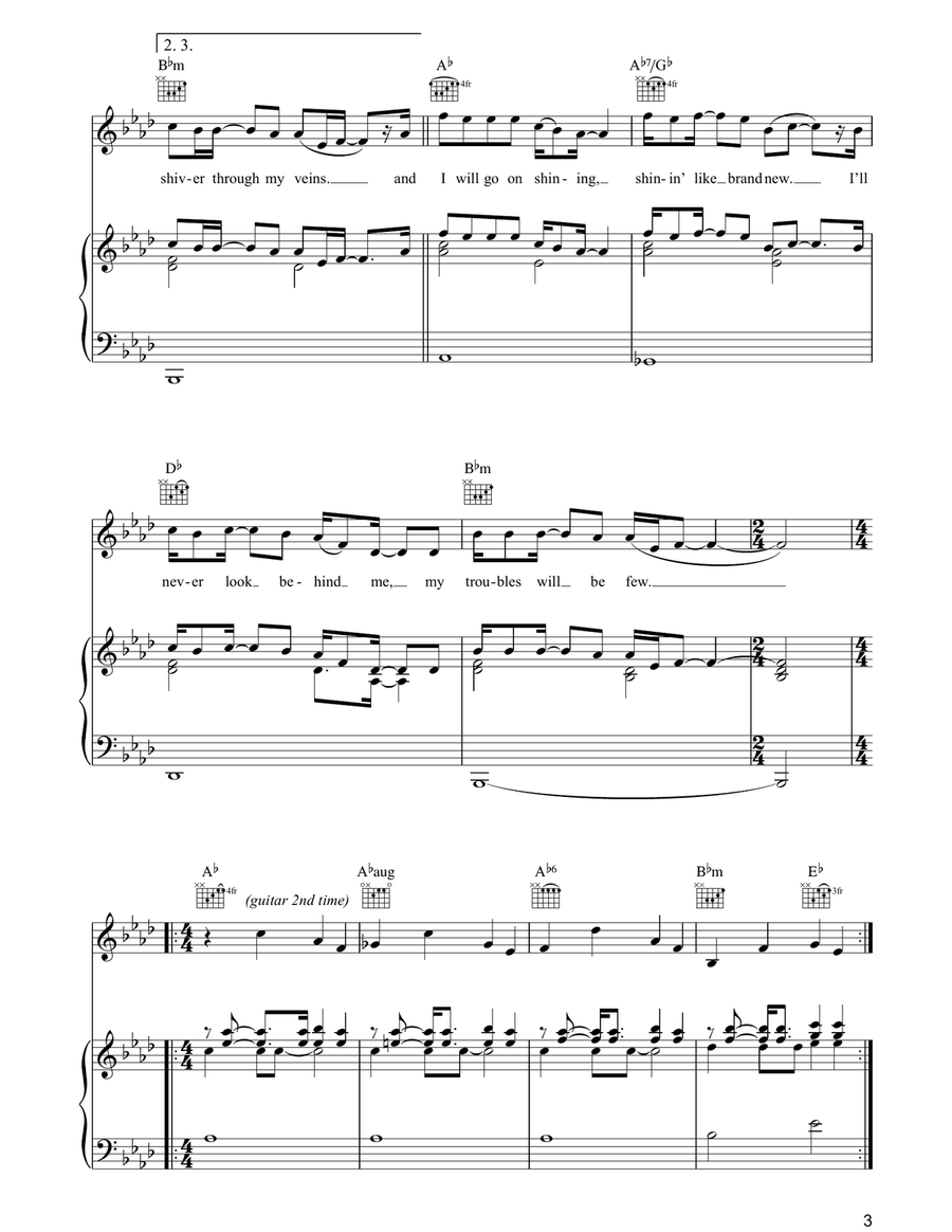 Goodbye Stranger Goodbye Stranger Piano, Vocal, Guitar scores gallery preview page 3