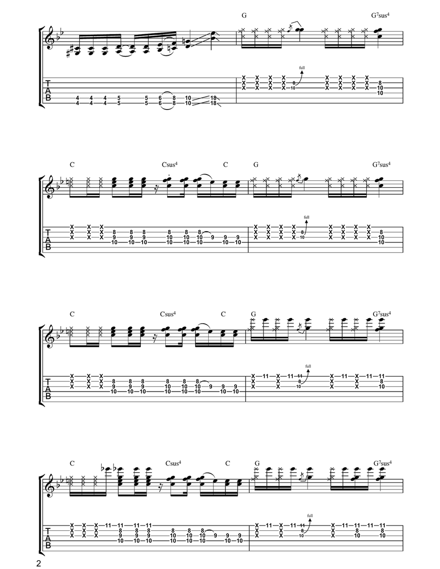 Hey Dude Hey Dude Acoustic Guitar scores gallery preview page 2