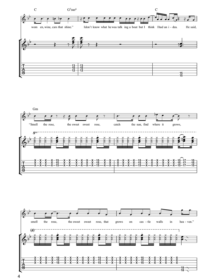 Hey Dude Hey Dude Acoustic Guitar scores gallery preview page 4