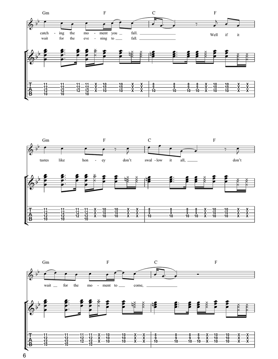 Hey Dude Hey Dude Acoustic Guitar scores gallery preview page 6