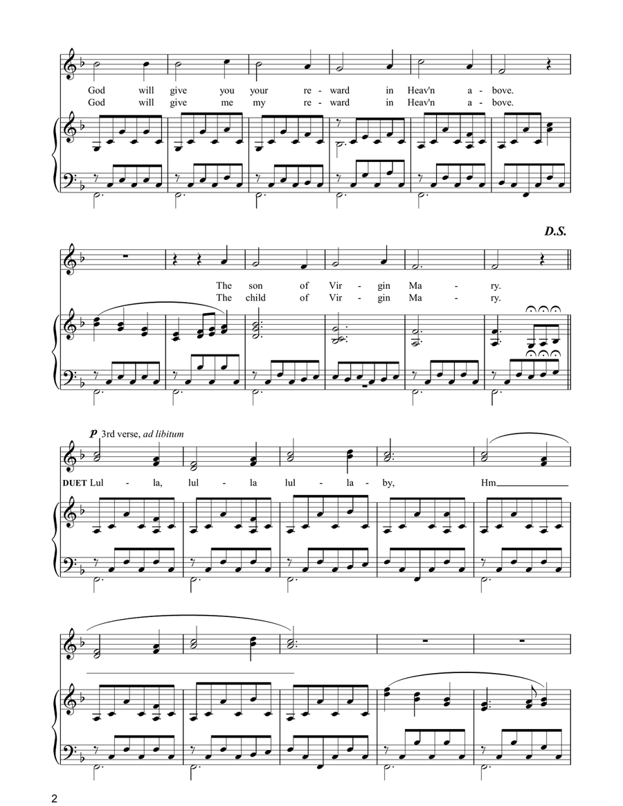 Joseph Dearest Joseph Dearest Piano, Vocal, Guitar scores gallery preview page 2