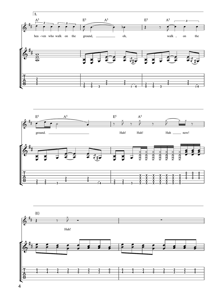 Knight On The Town Knight On The Town Acoustic Guitar scores gallery preview page 4