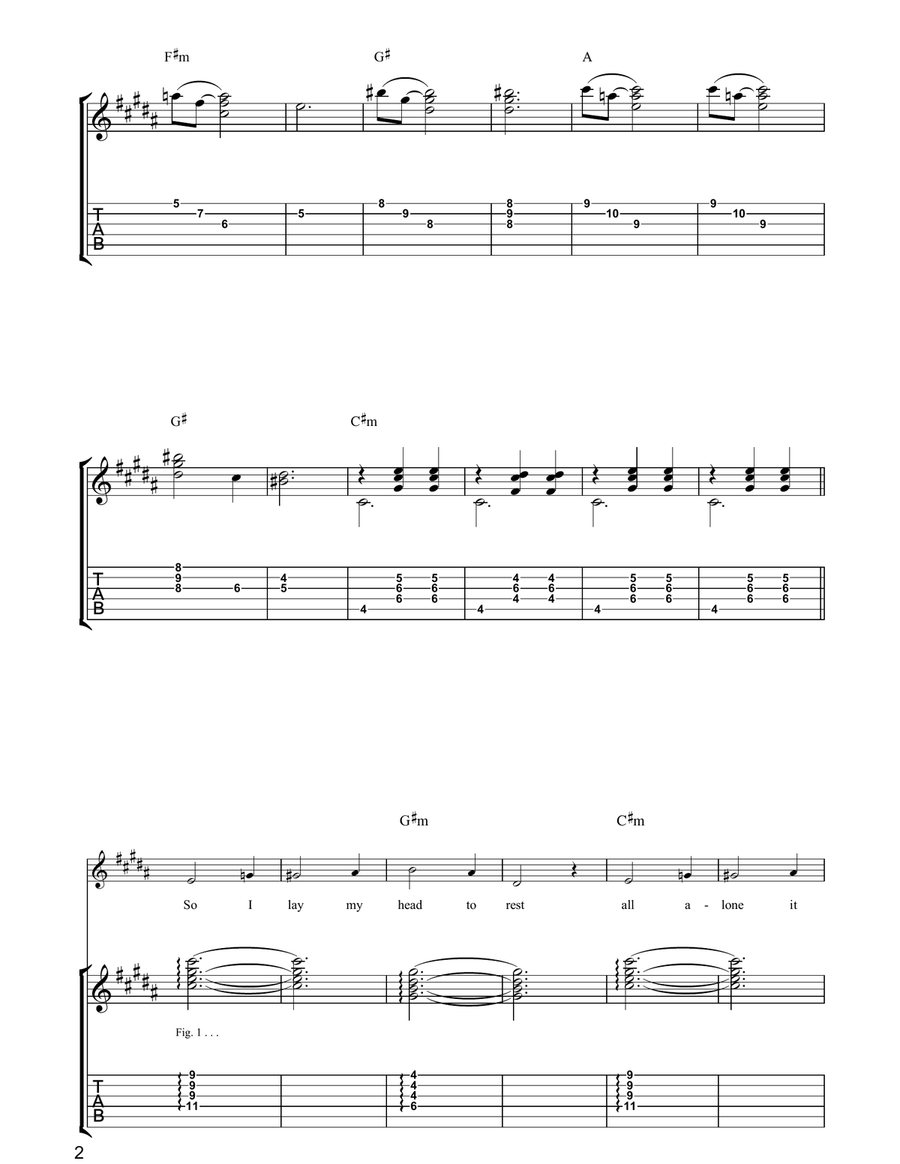 Magic Theatre Magic Theatre Acoustic Guitar scores gallery preview page 2
