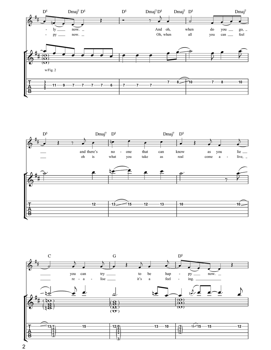 Into The Deep Into The Deep Acoustic Guitar scores gallery preview page 2
