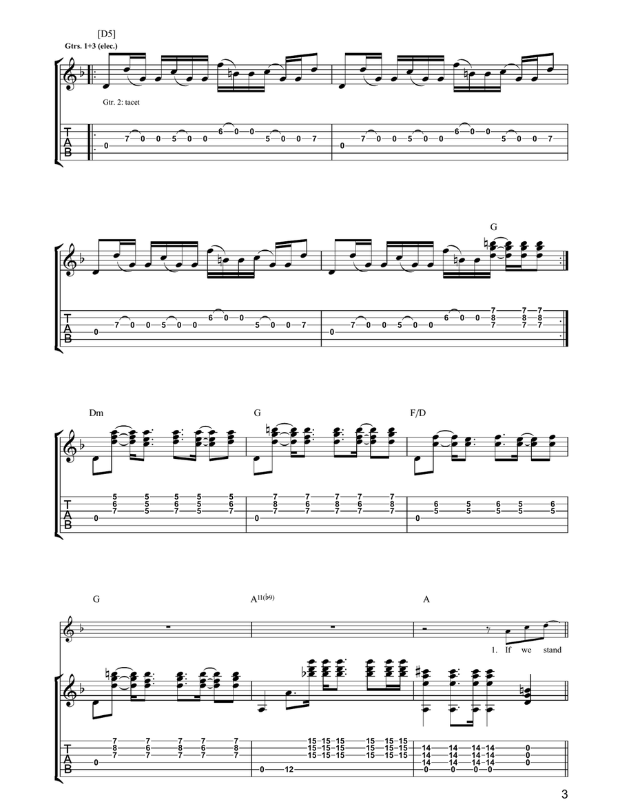 Great Hosannah Great Hosannah Acoustic Guitar scores gallery preview page 3