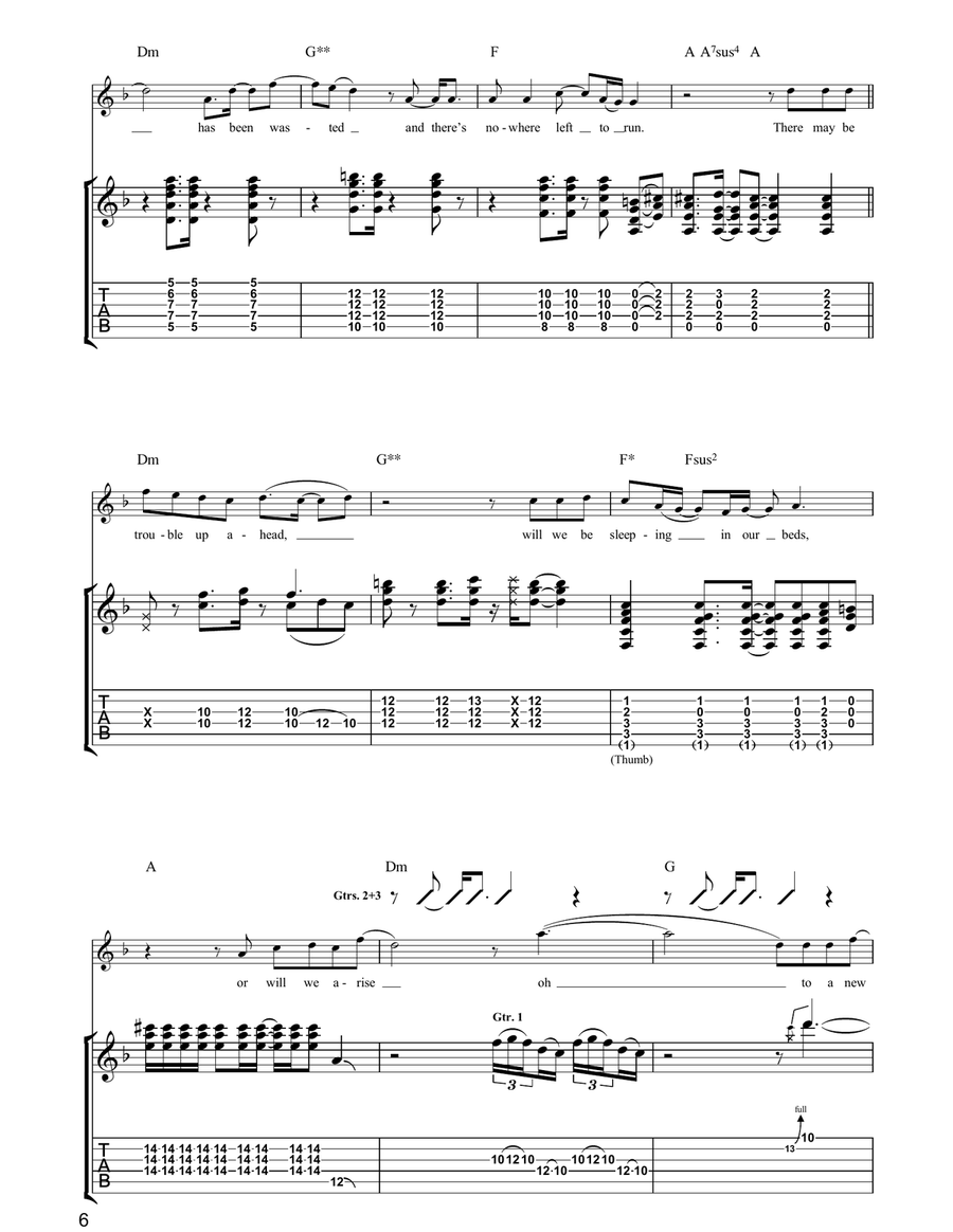 Great Hosannah Great Hosannah Acoustic Guitar scores gallery preview page 6