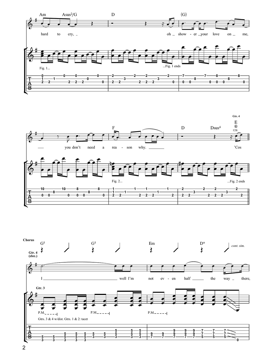 Shower Your Love Shower Your Love Acoustic Guitar scores gallery preview page 2