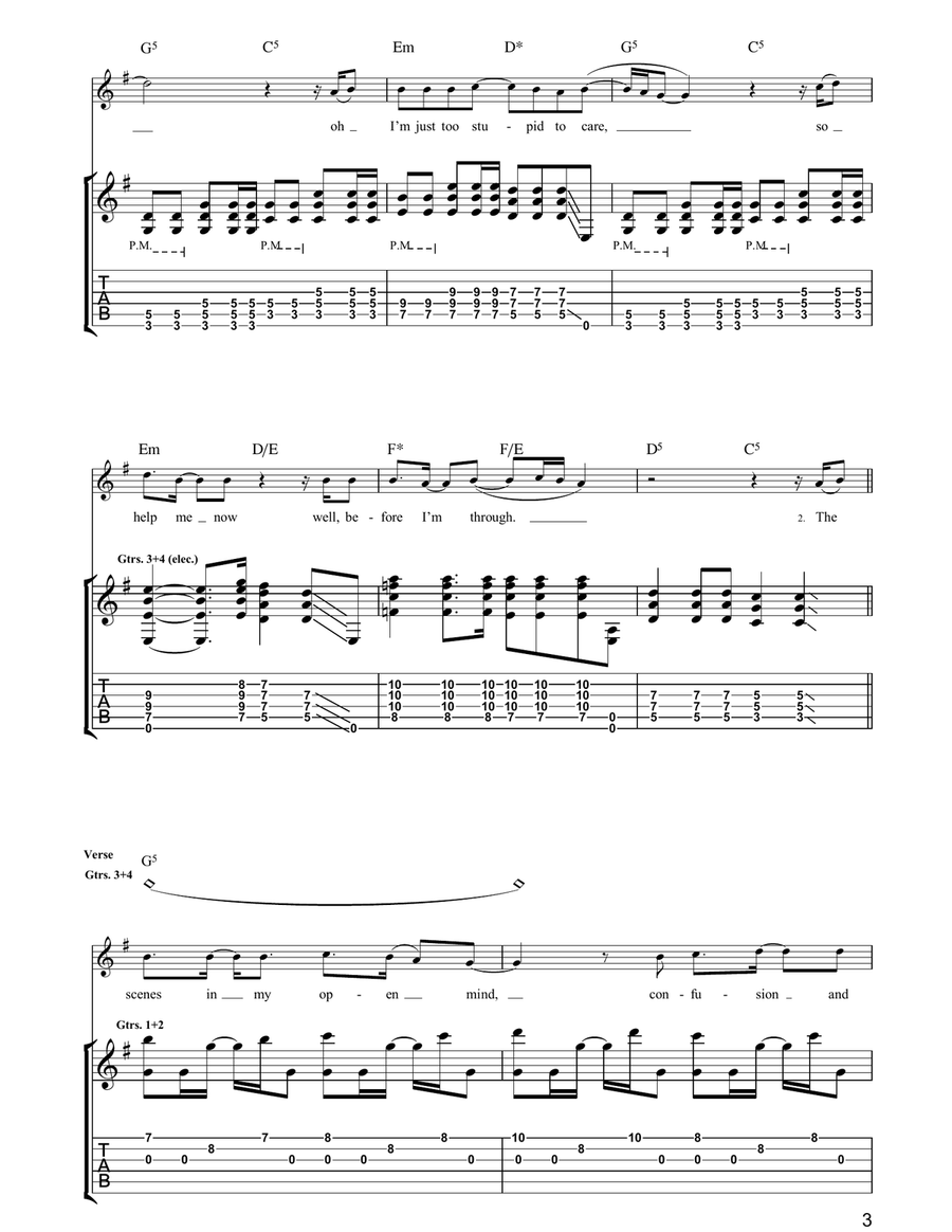 Shower Your Love Shower Your Love Acoustic Guitar scores gallery preview page 3
