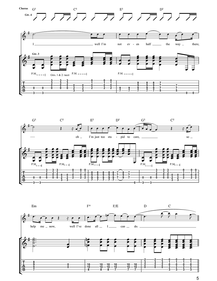Shower Your Love Shower Your Love Acoustic Guitar scores gallery preview page 5