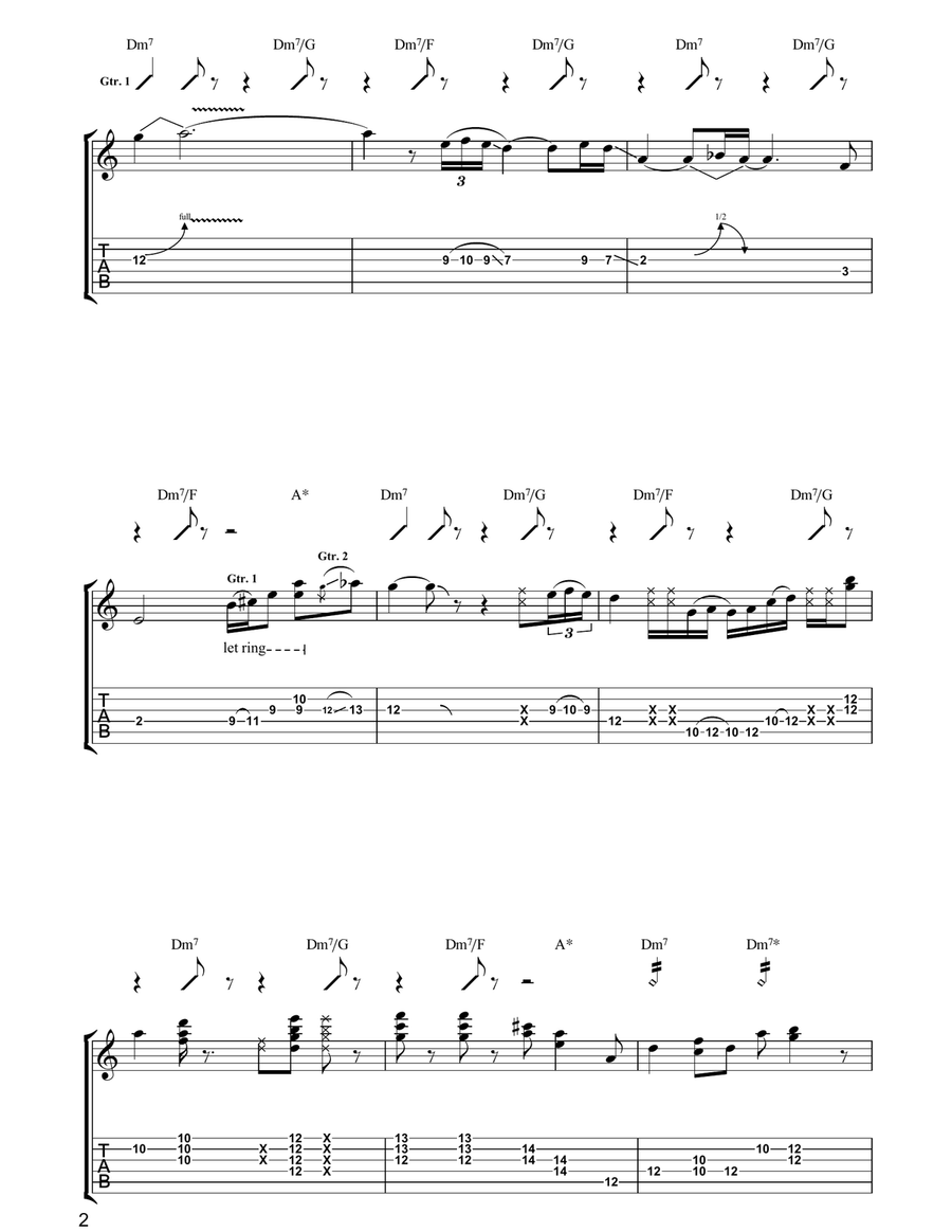 Last Farewell Last Farewell Acoustic Guitar scores gallery preview page 2