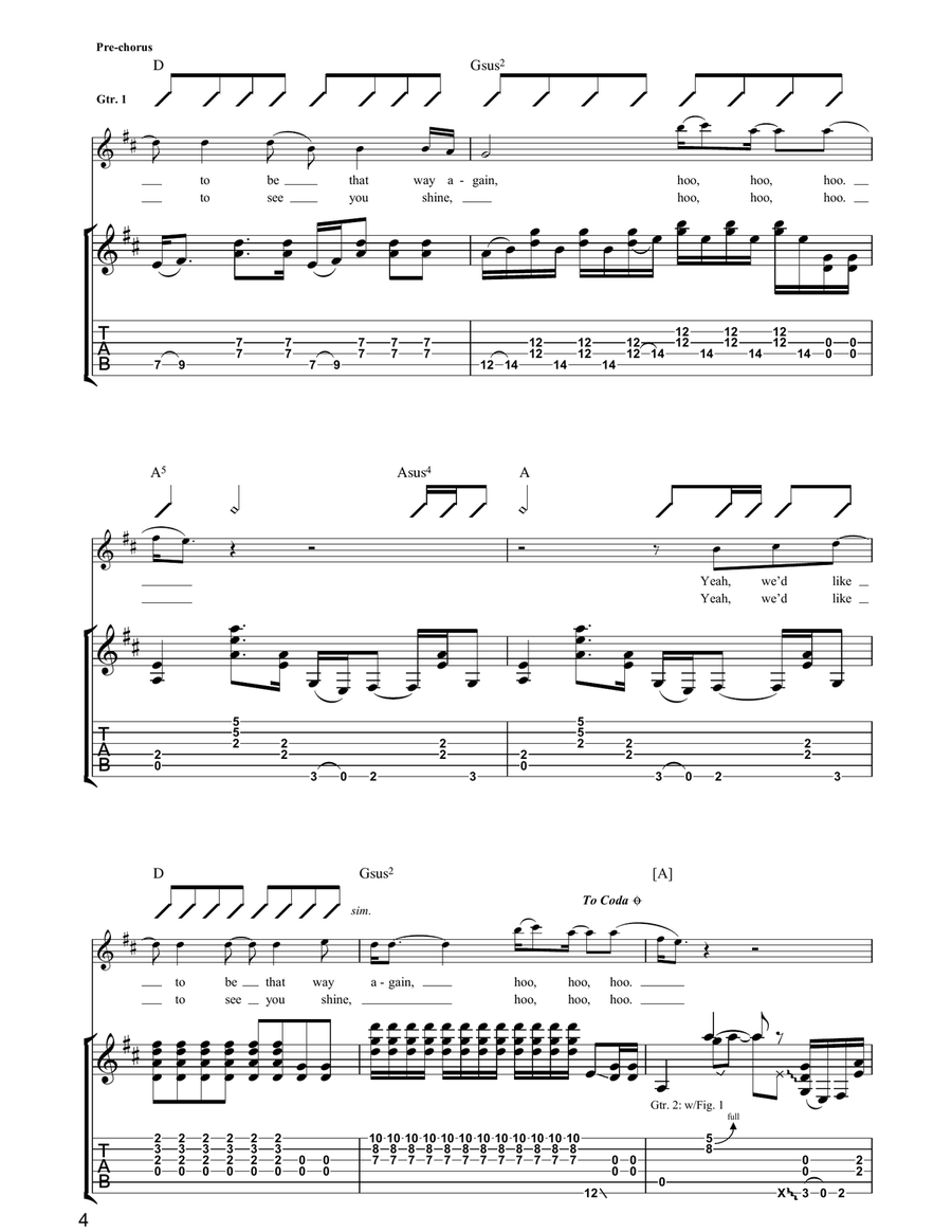 Golden Avatar Golden Avatar Acoustic Guitar scores gallery preview page 4