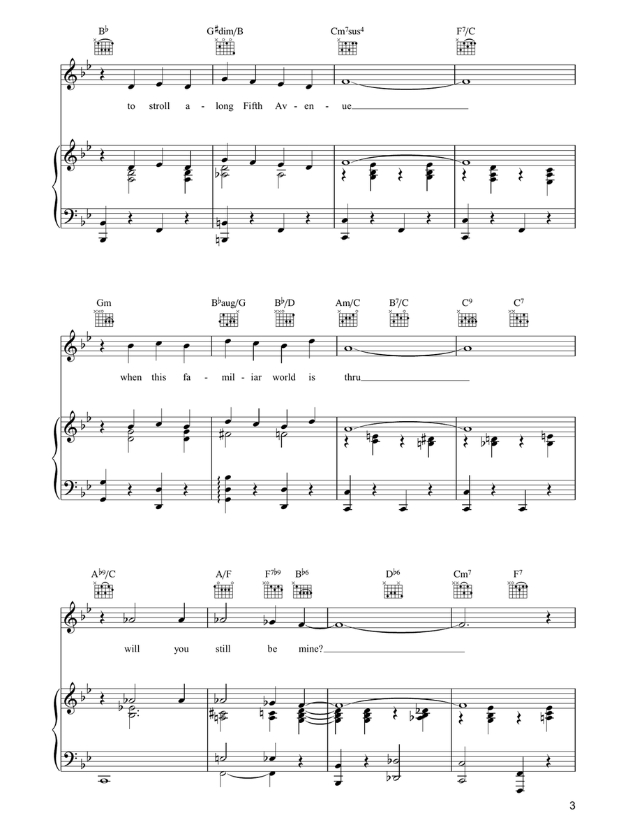 Will You Still Be Mine? Will You Still Be Mine? Piano, Vocal, Guitar scores gallery preview page 3