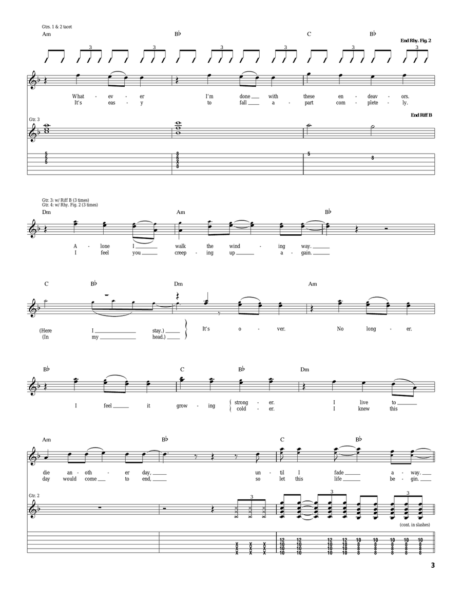 Until The End Until The End Acoustic Guitar scores gallery preview page 3