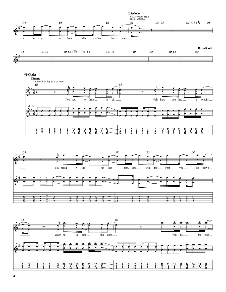 Had Enough Had Enough Acoustic Guitar scores gallery preview page 4