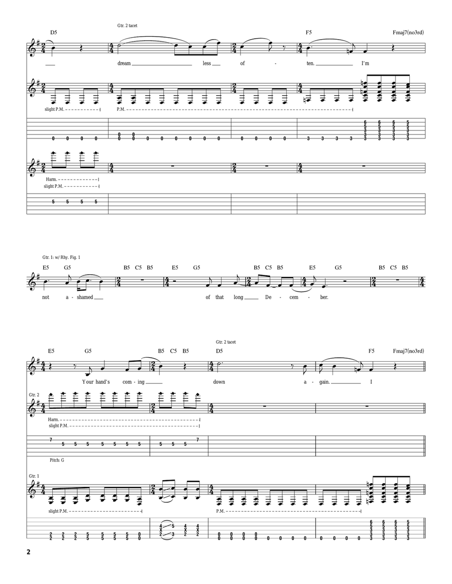 I'm Sorry I'm Sorry Acoustic Guitar scores gallery preview page 2