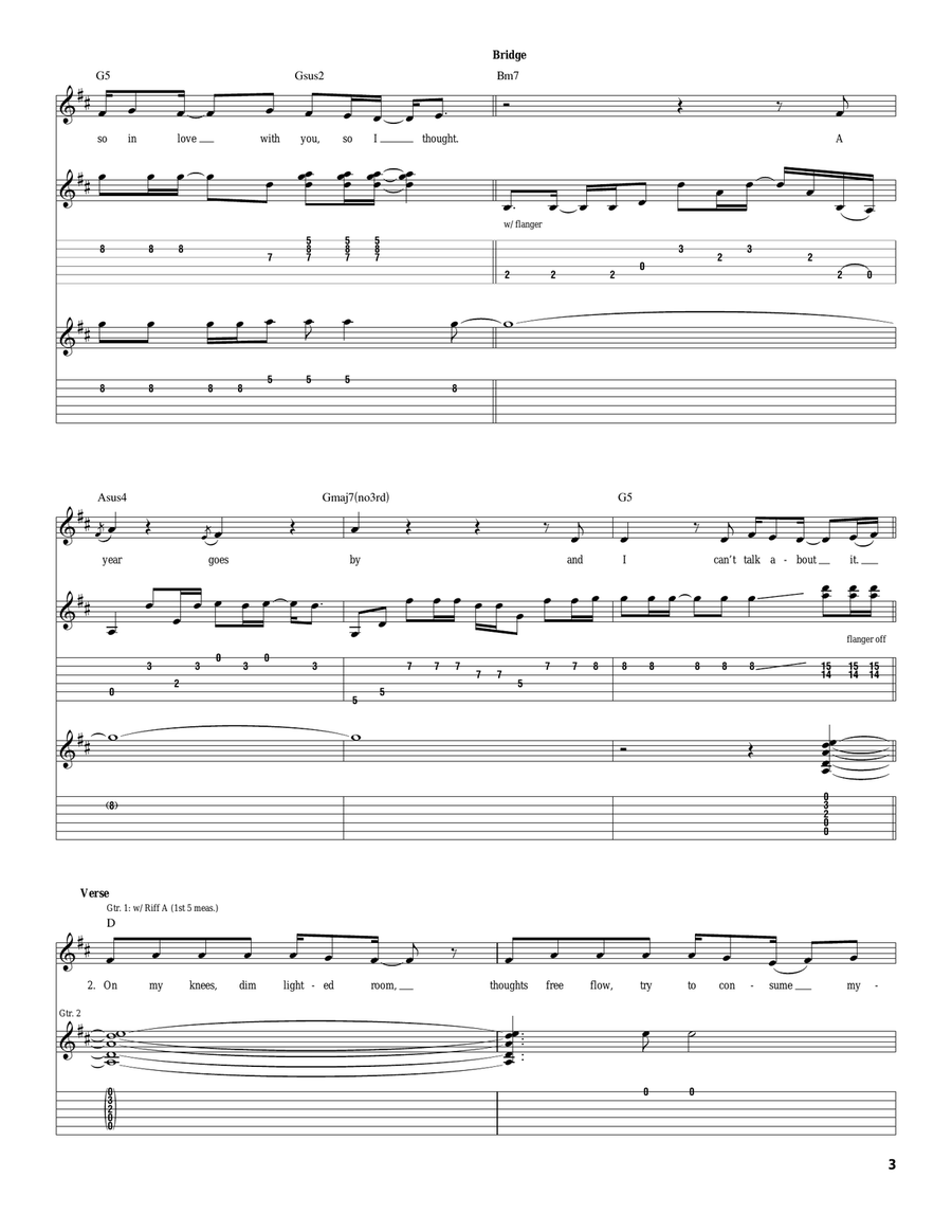 So I Thought So I Thought Acoustic Guitar scores gallery preview page 3