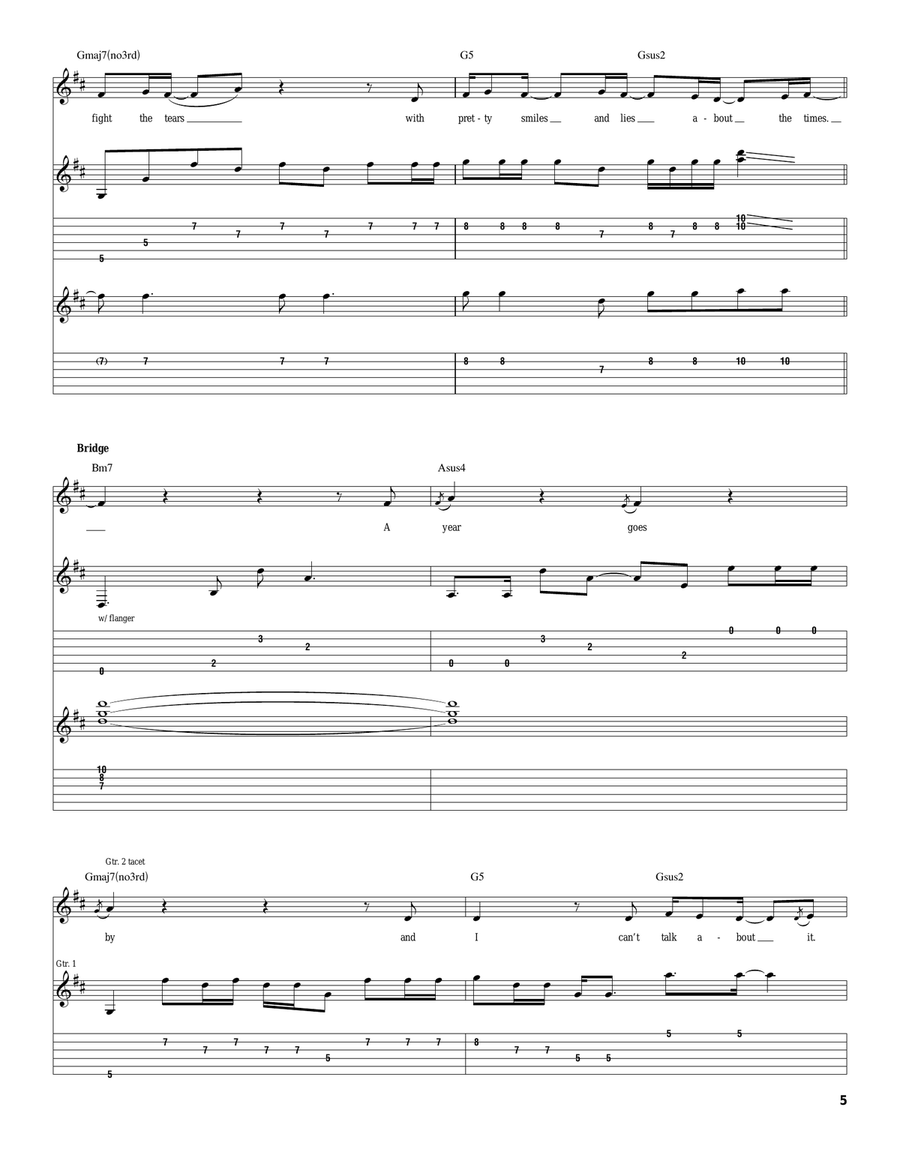 So I Thought So I Thought Acoustic Guitar scores gallery preview page 5