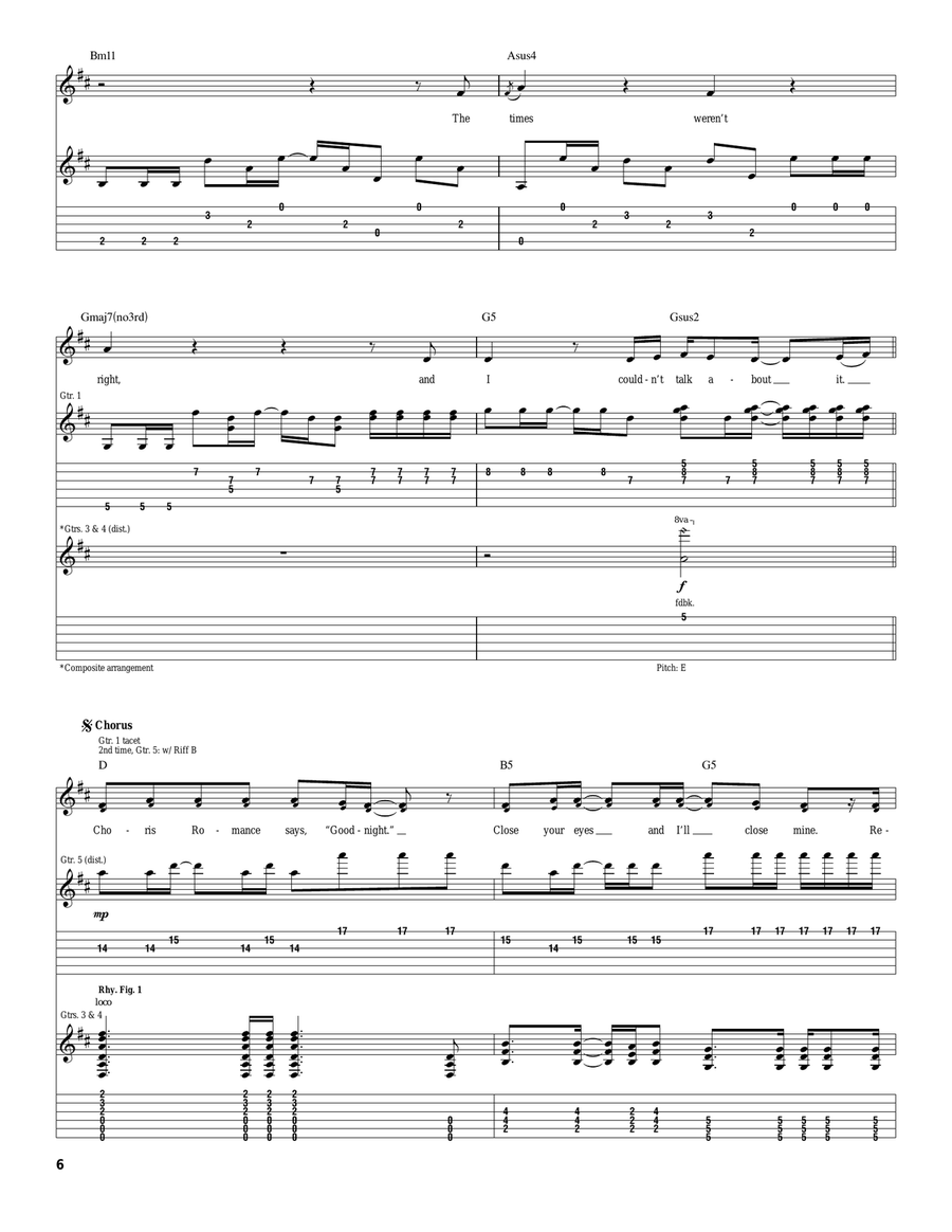 So I Thought So I Thought Acoustic Guitar scores gallery preview page 6