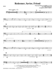 Redeemer, Savior, Friend - String Bass