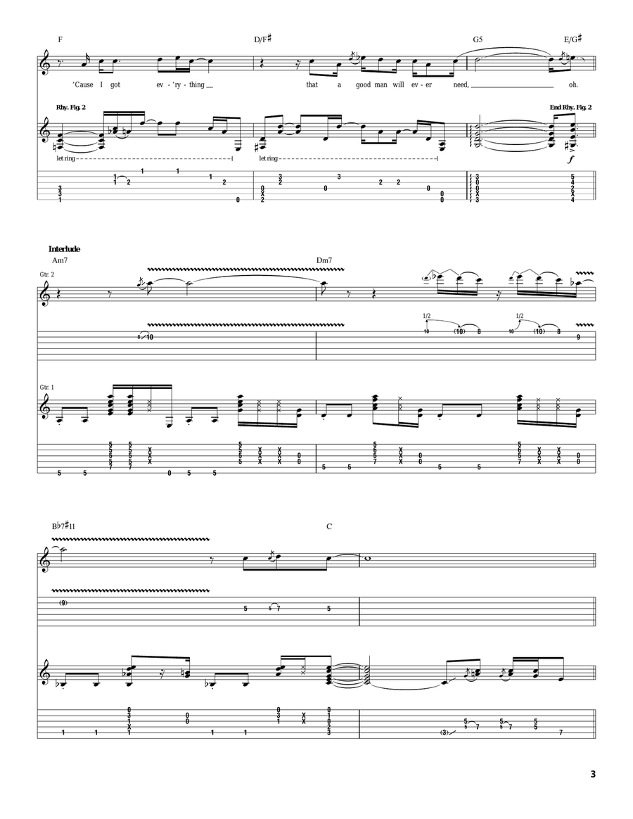 Home Home Acoustic Guitar scores gallery preview page 3