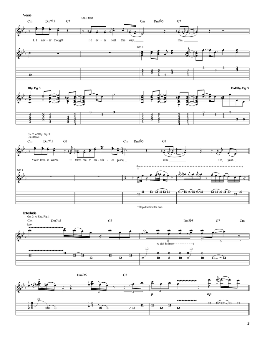I Never Met A Woman I Never Met A Woman Acoustic Guitar scores gallery preview page 3