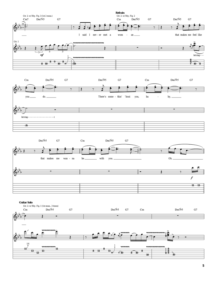 I Never Met A Woman I Never Met A Woman Acoustic Guitar scores gallery preview page 5