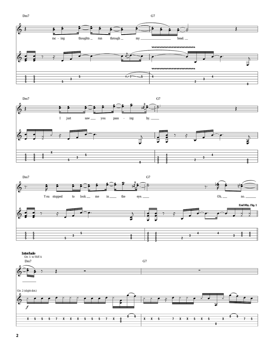 Memories Memories Acoustic Guitar scores gallery preview page 2