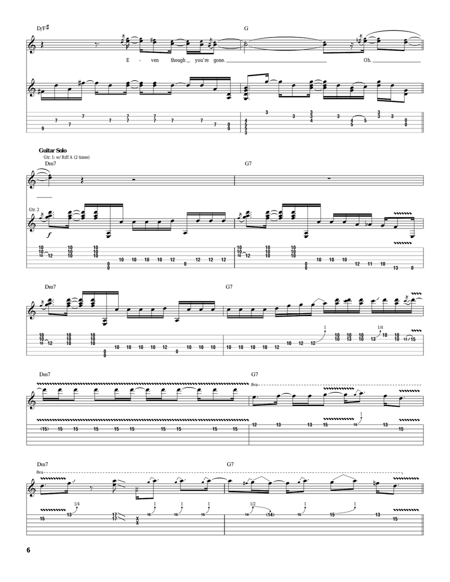 Memories Memories Acoustic Guitar scores gallery preview page 6
