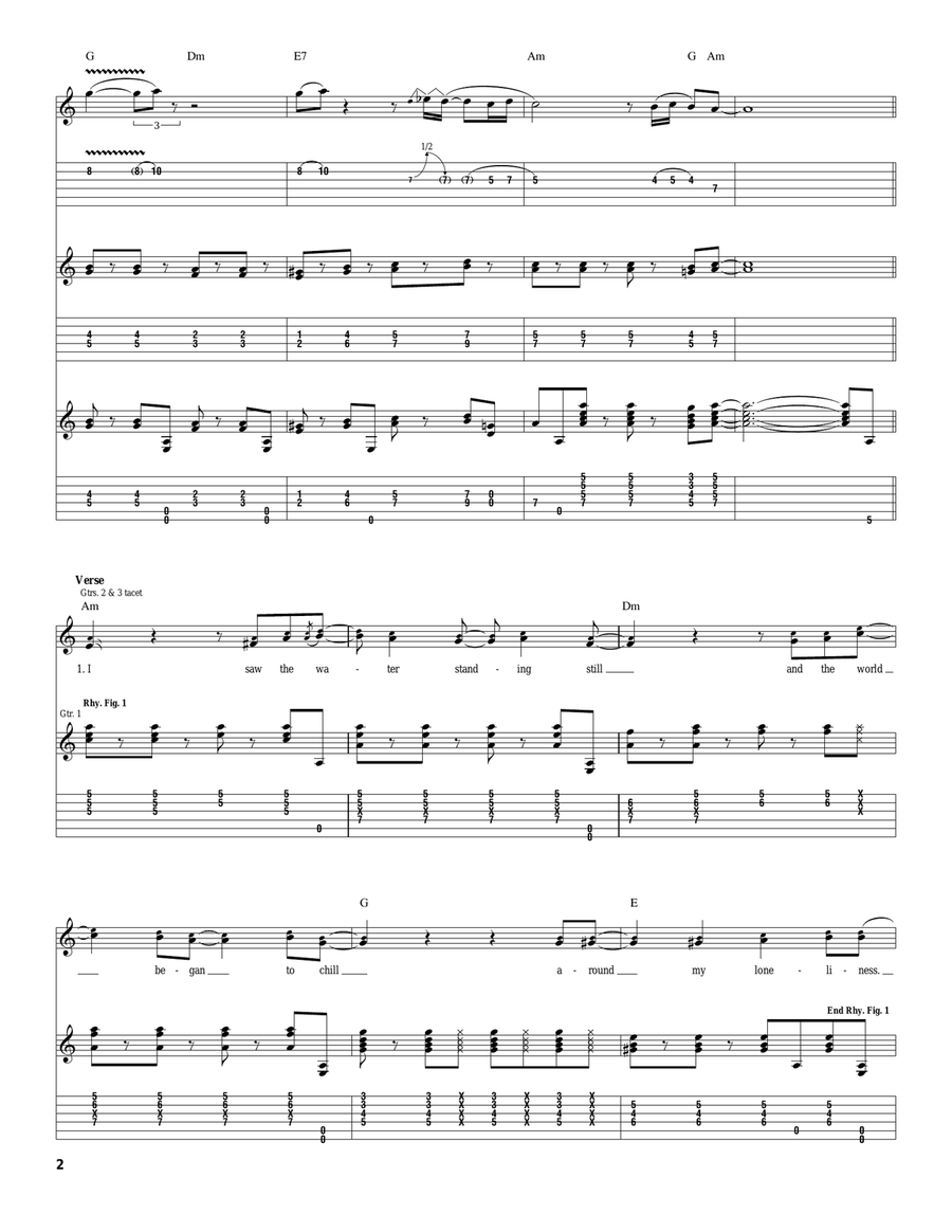 My Loneliness My Loneliness Acoustic Guitar scores gallery preview page 2