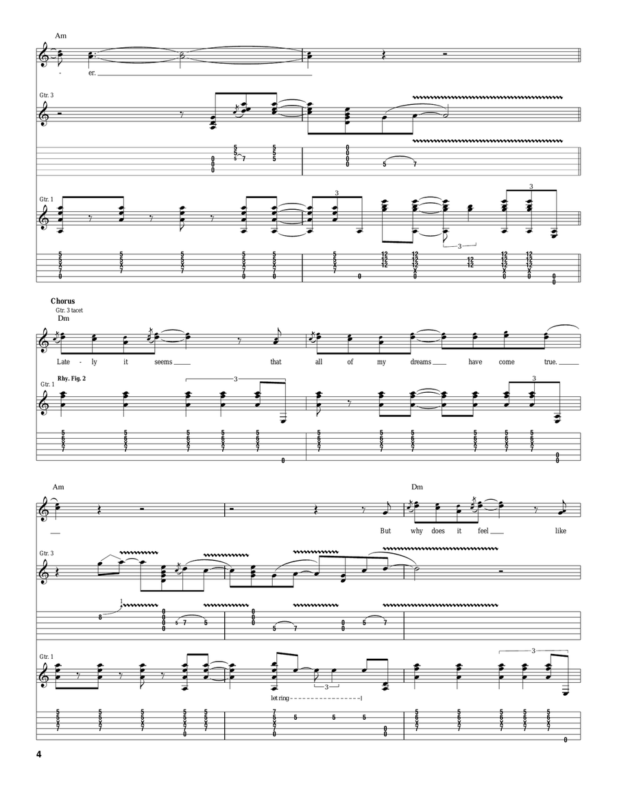 My Loneliness My Loneliness Acoustic Guitar scores gallery preview page 4