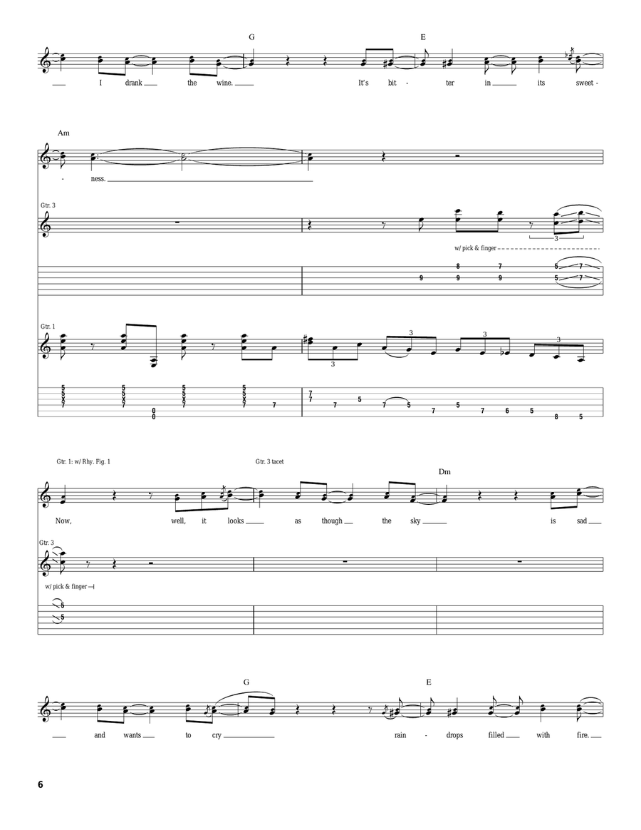 My Loneliness My Loneliness Acoustic Guitar scores gallery preview page 6