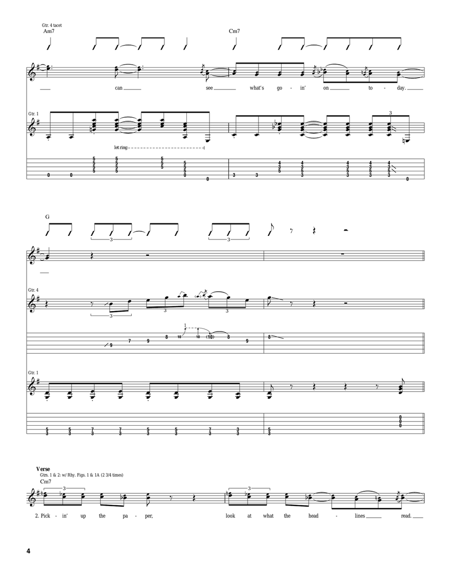 One More Day One More Day Acoustic Guitar scores gallery preview page 4
