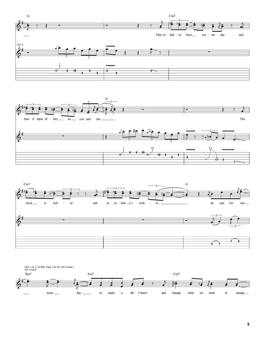 One More Day One More Day Acoustic Guitar scores gallery preview page 5