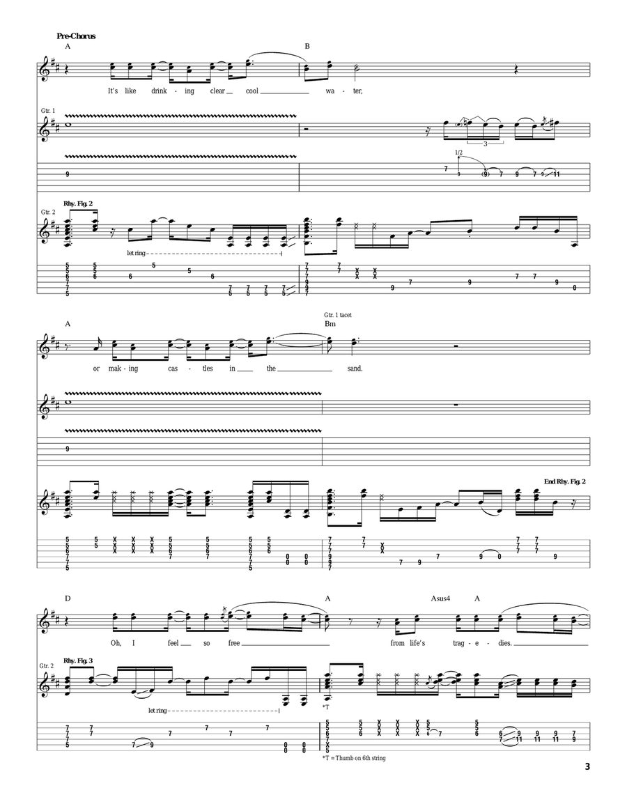 Orale Orale Acoustic Guitar scores gallery preview page 3