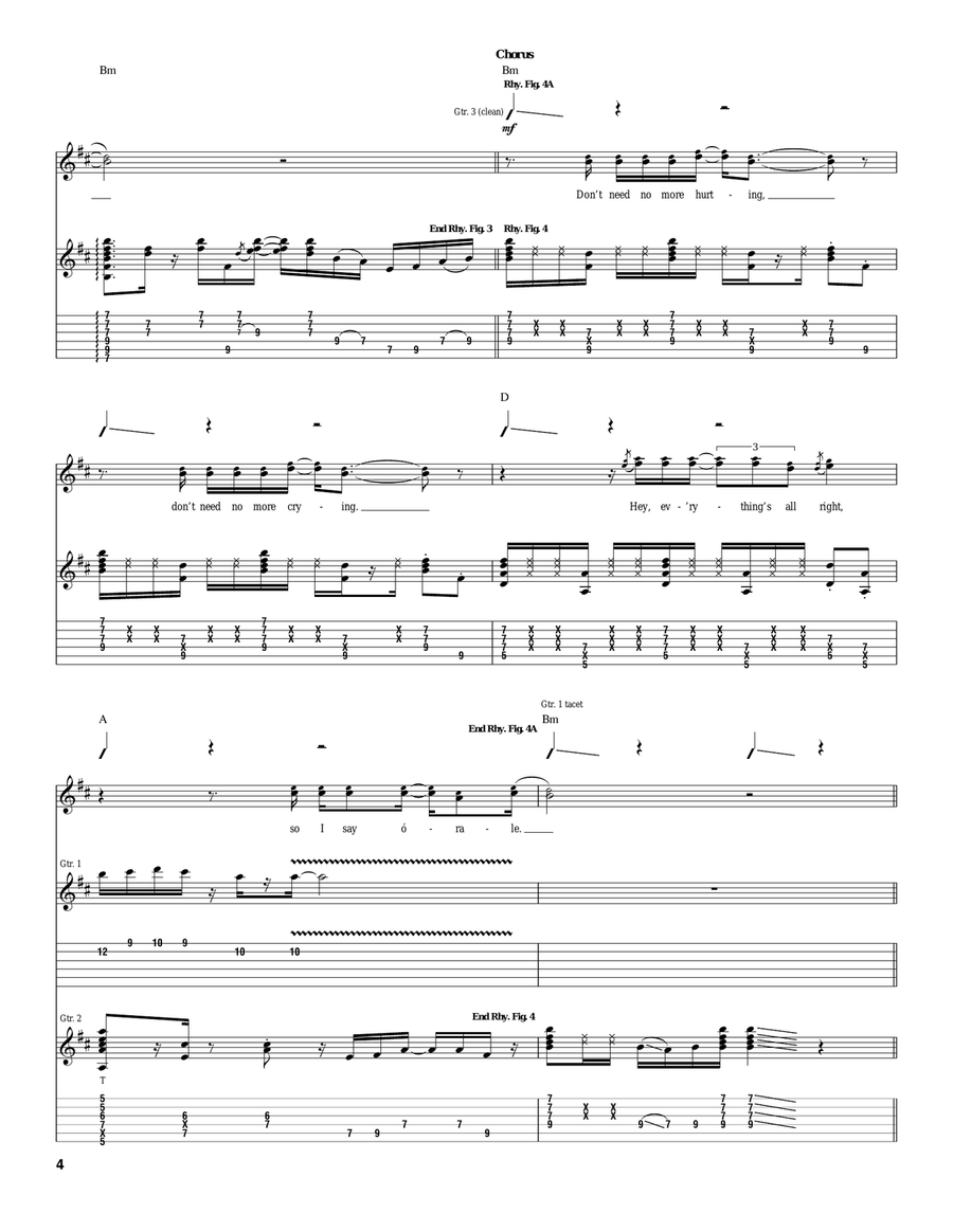 Orale Orale Acoustic Guitar scores gallery preview page 4