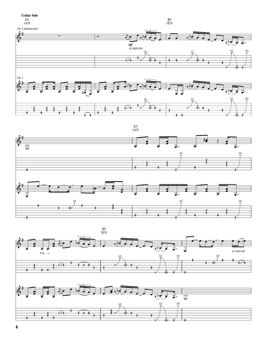 Outlaws Outlaws Acoustic Guitar scores gallery preview page 6