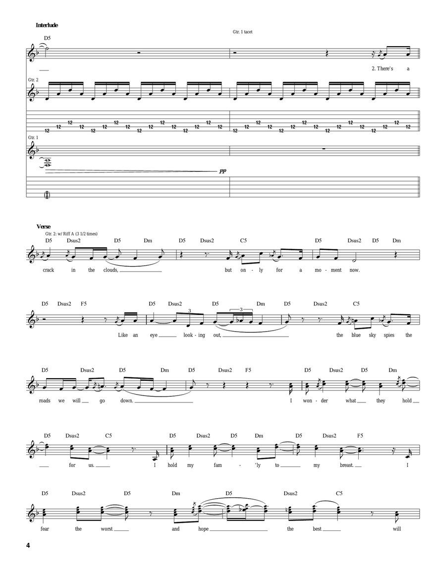 Shape Of Things To Come Shape Of Things To Come Acoustic Guitar scores gallery preview page 4