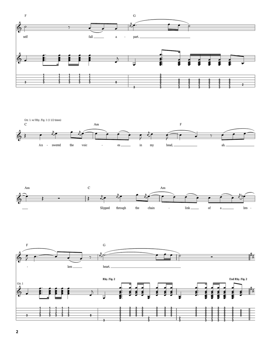 Until We Fall Until We Fall Acoustic Guitar scores gallery preview page 2