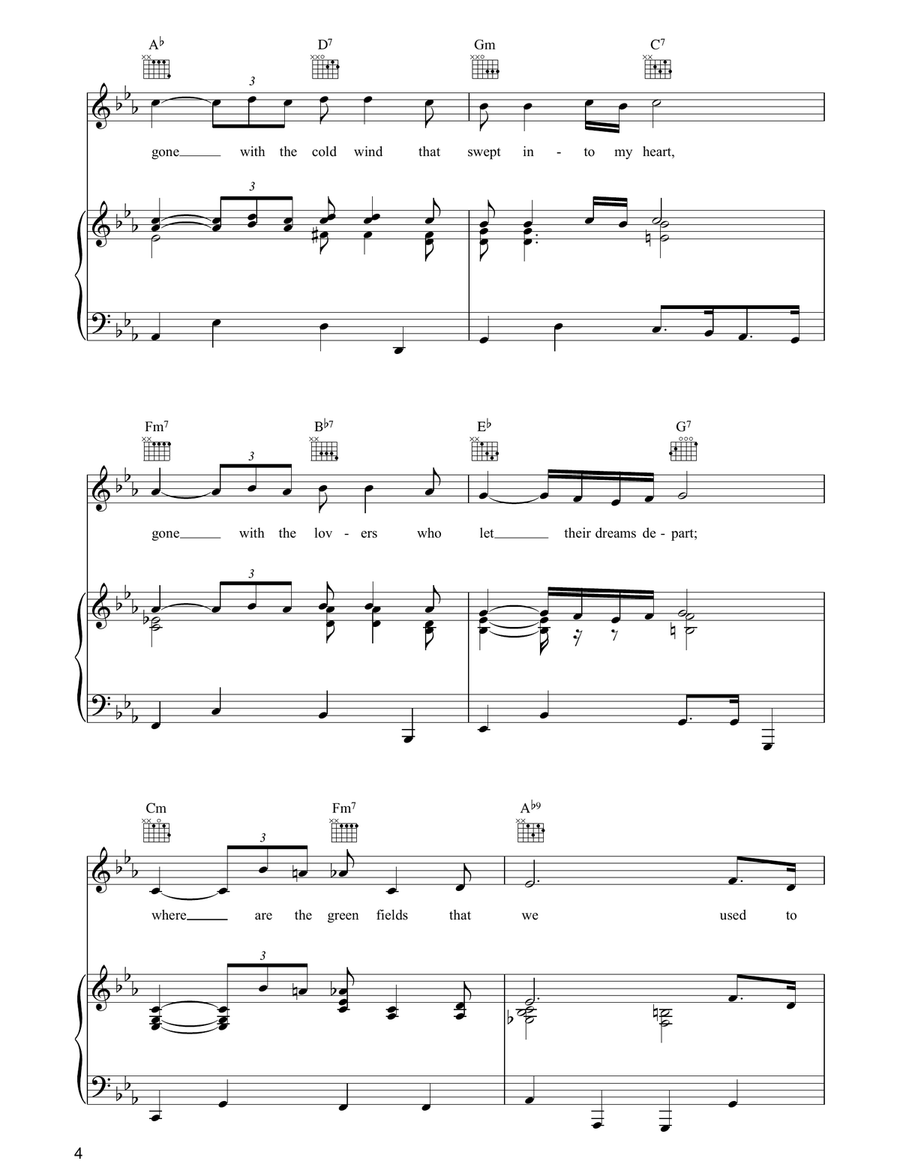 Green Fields Acoustic Guitar scores gallery preview page 4