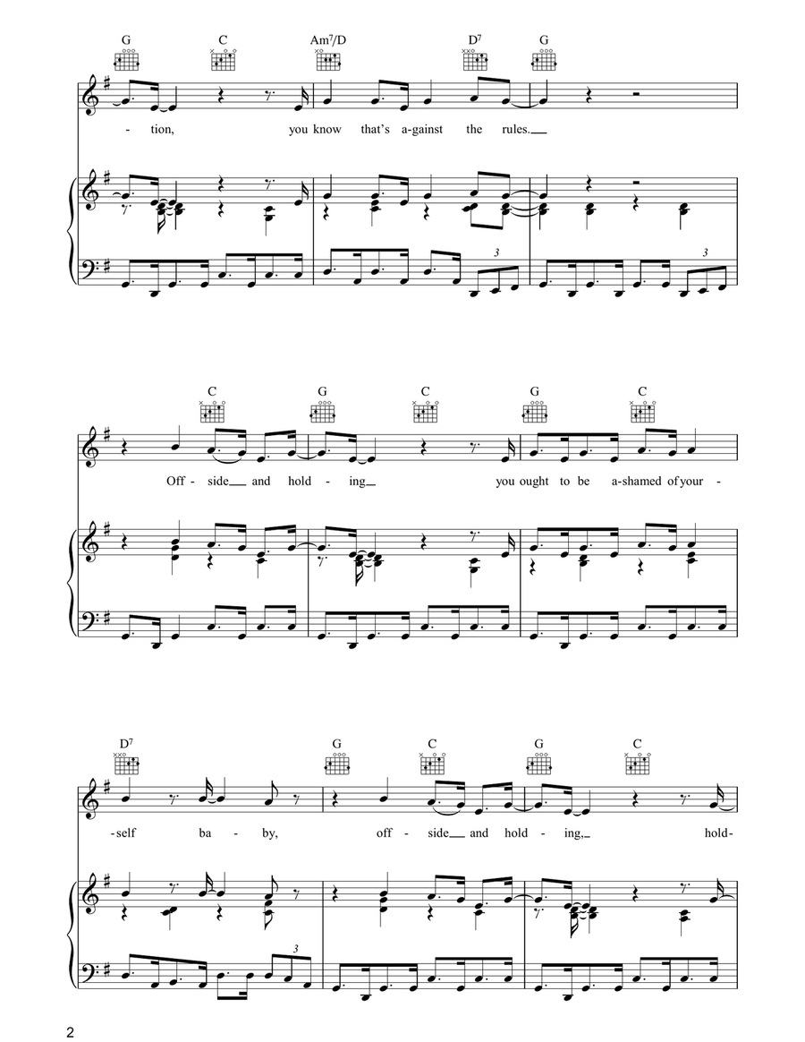 Backfield In Motion Acoustic Guitar scores gallery preview page 2