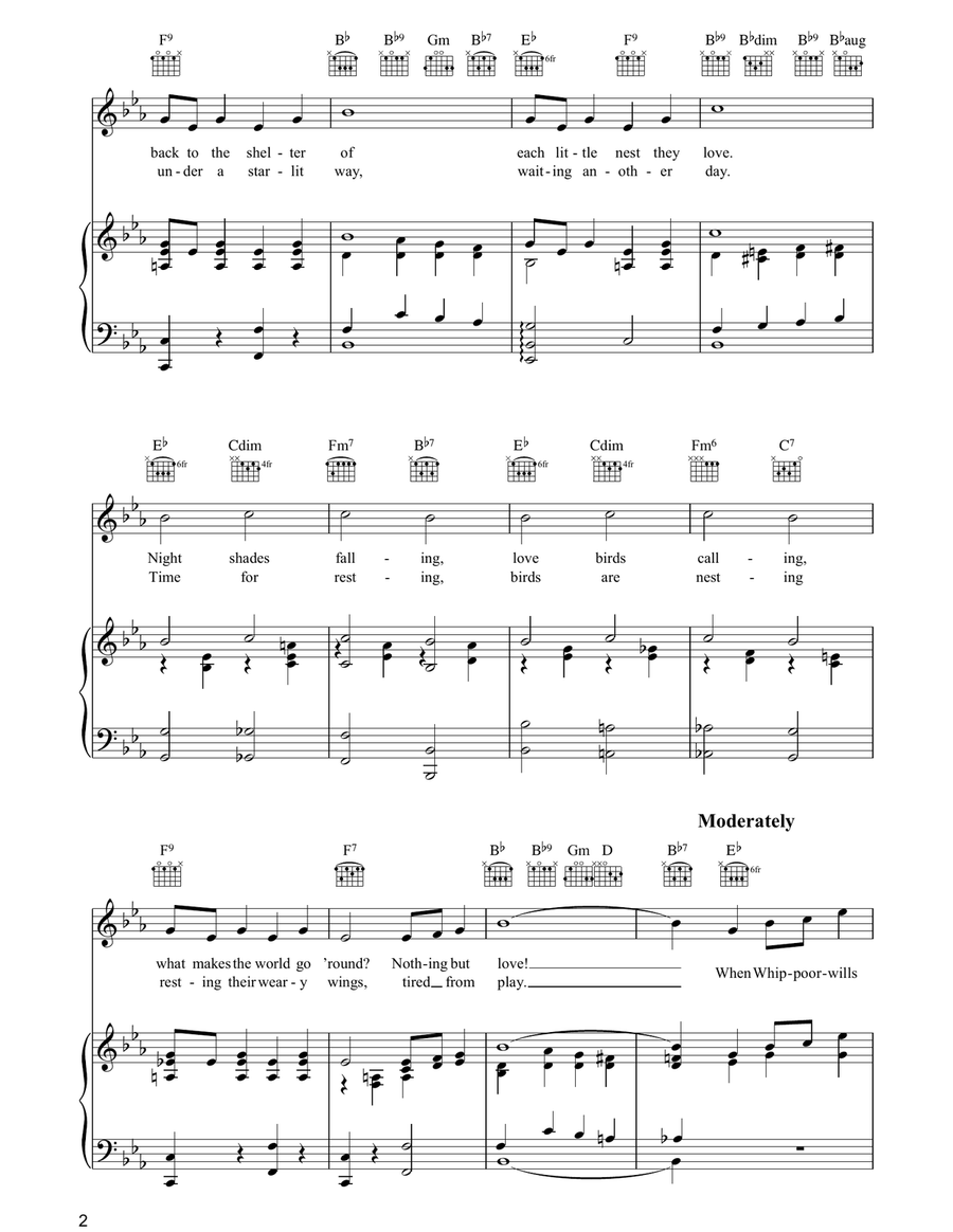 My Blue Heaven My Blue Heaven Piano, Vocal, Guitar scores gallery preview page 2