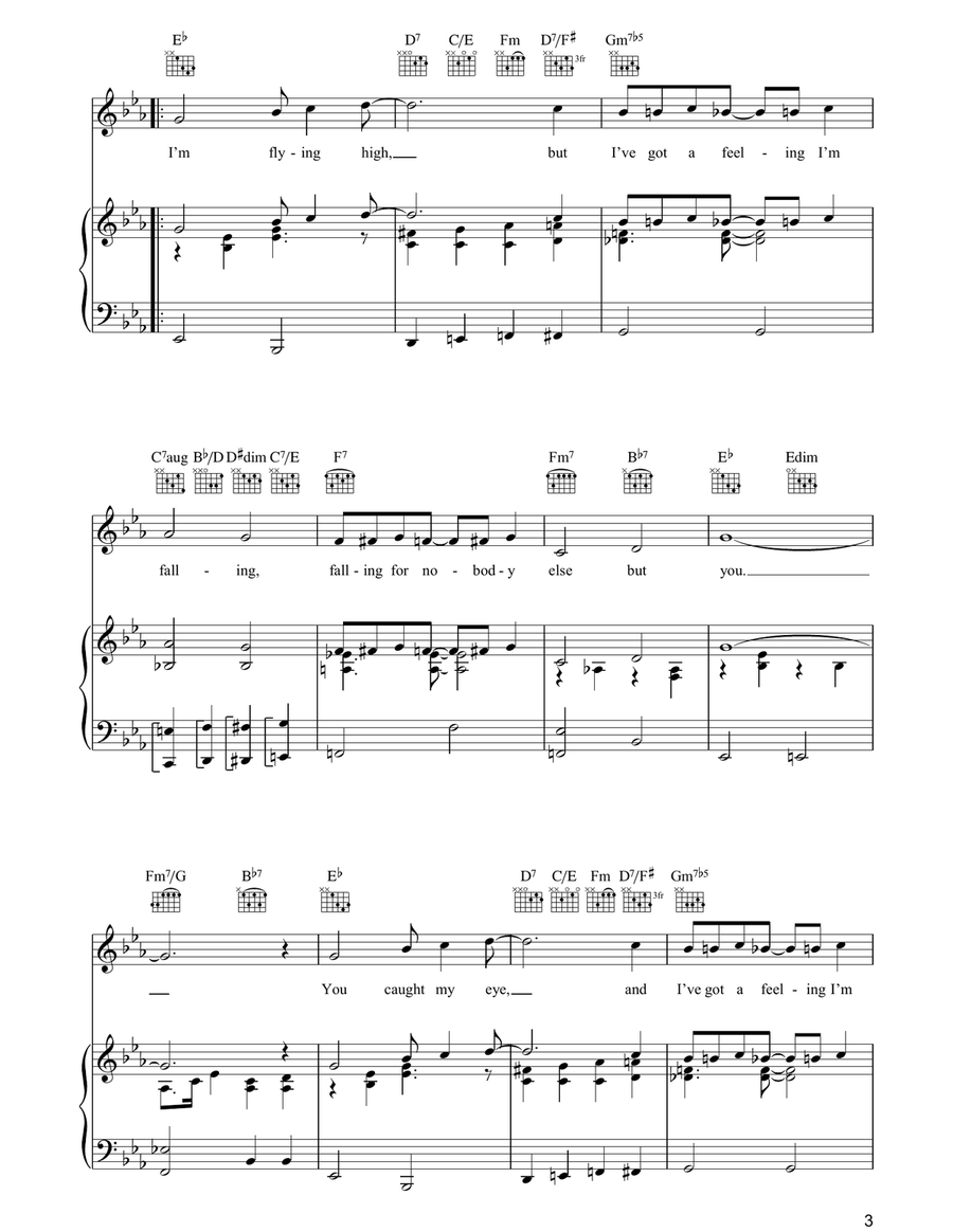 I've Got A Feeling I'm Falling Acoustic Guitar scores gallery preview page 3