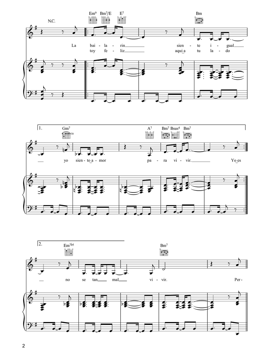 I've Got No Strings (from Pinocchio) Guitar scores gallery preview page 2