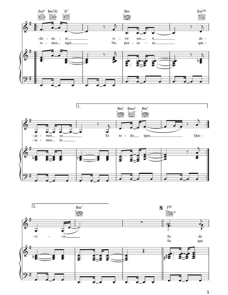 I've Got No Strings (from Pinocchio) Guitar scores gallery preview page 3