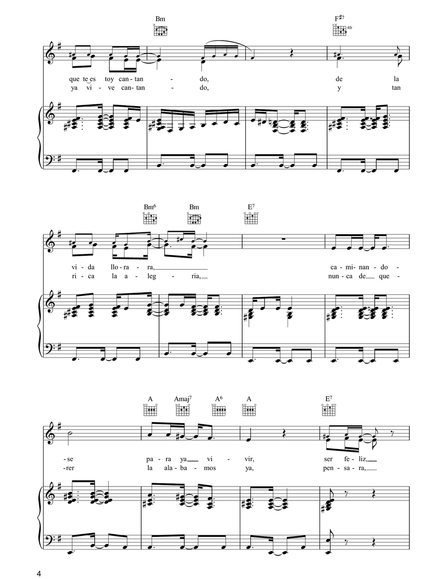 I've Got No Strings (from Pinocchio) Guitar scores gallery preview page 4