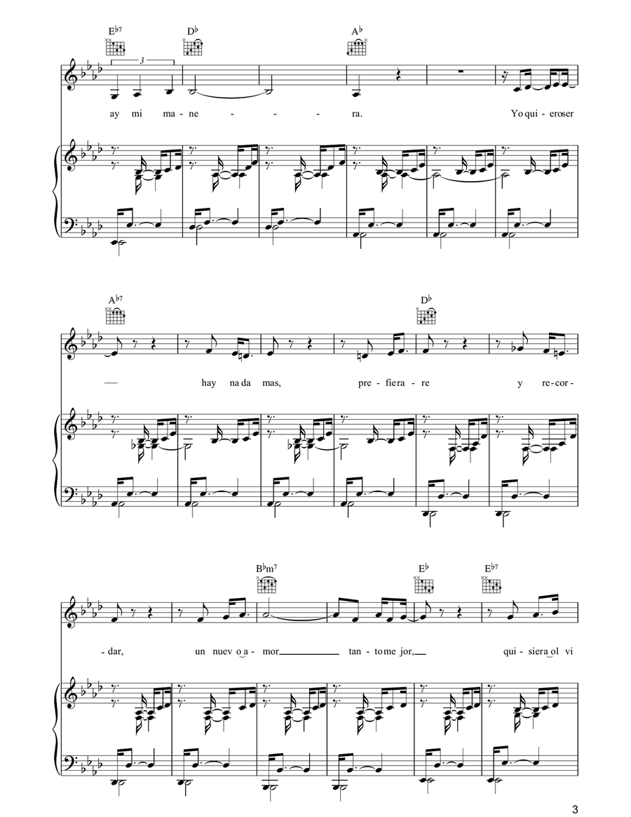 A Mi Manera (Comme D'Habitude) Guitar scores gallery preview page 3