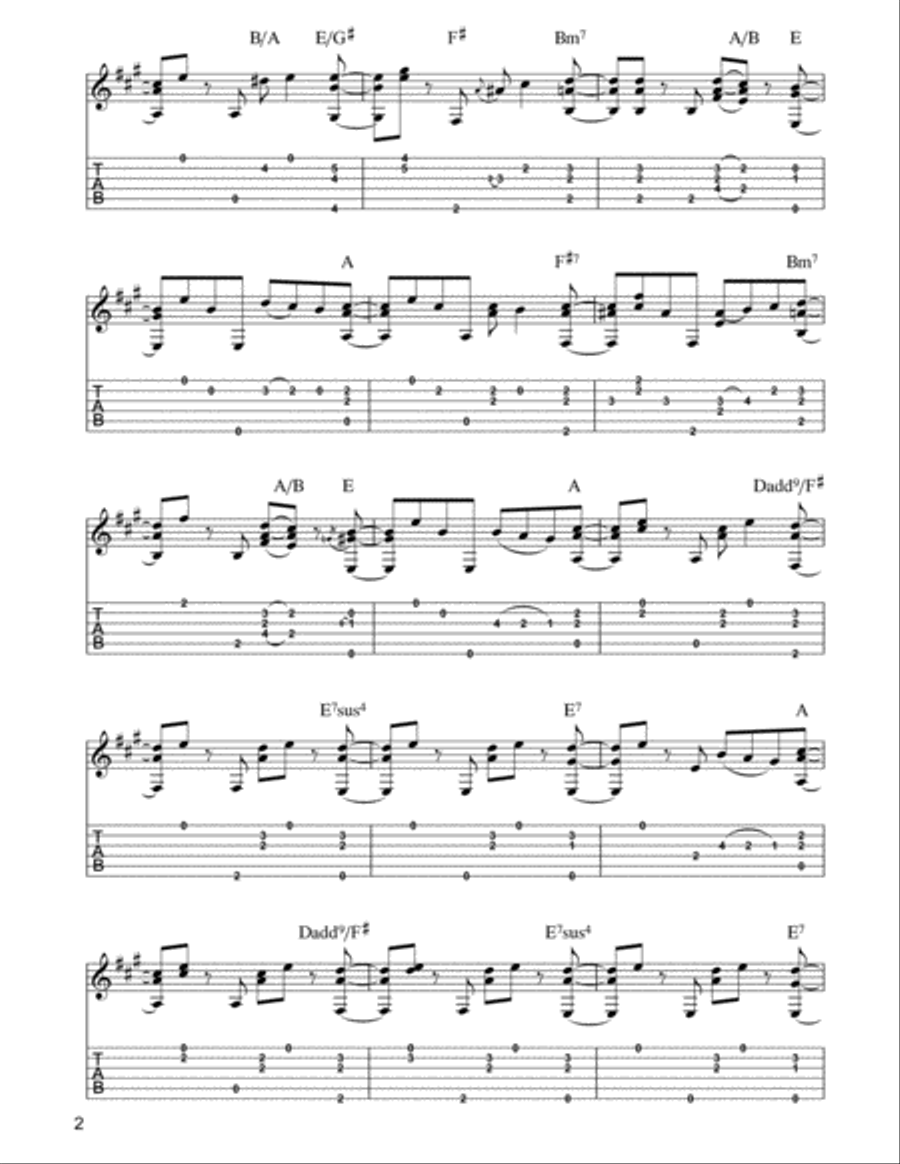 Signe Guitar Tablature scores gallery preview page 2
