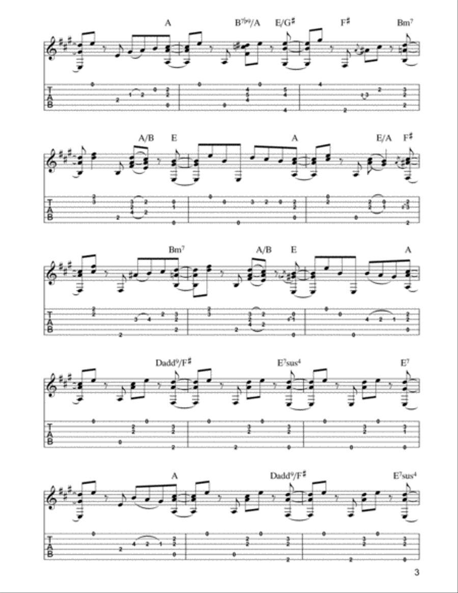Signe Guitar Tablature scores gallery preview page 3