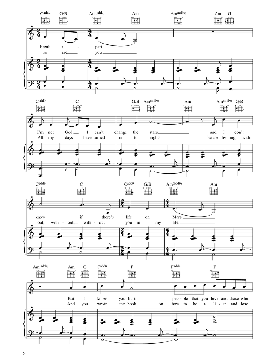 Bubble Wrap Bubble Wrap Piano, Vocal, Guitar scores gallery preview page 2