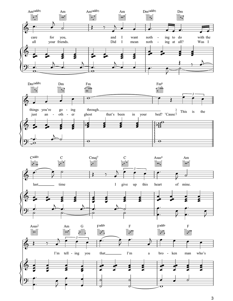 Bubble Wrap Bubble Wrap Piano, Vocal, Guitar scores gallery preview page 3
